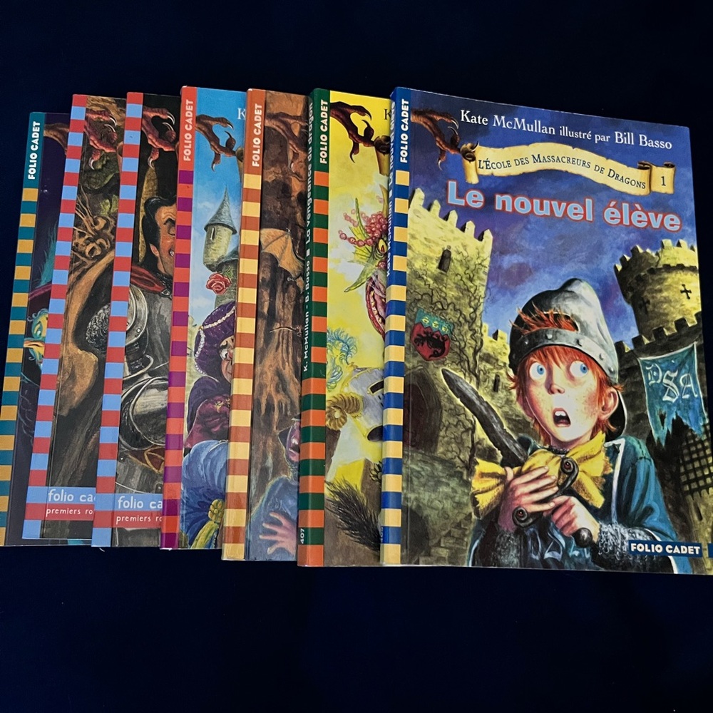 L’Ecole Des Massacreurs De Dragons Set of 7 Books - French